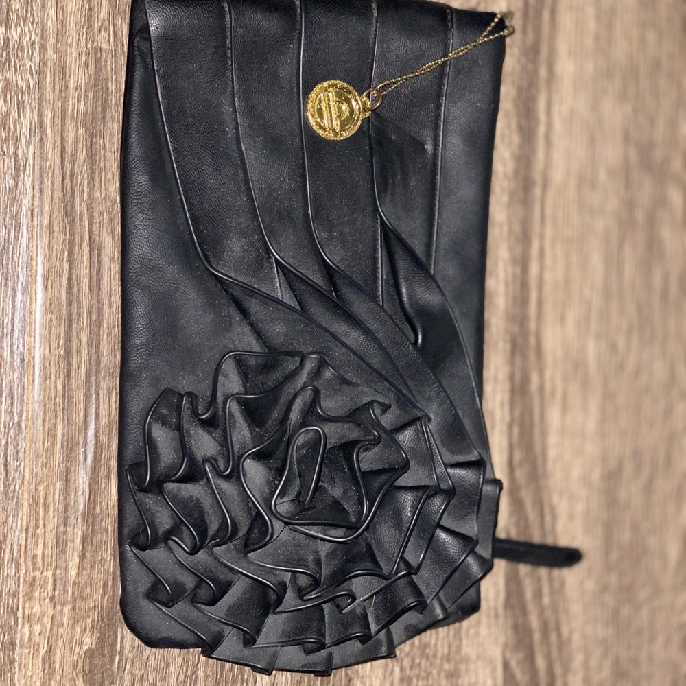 Big Buddha Black Clutch